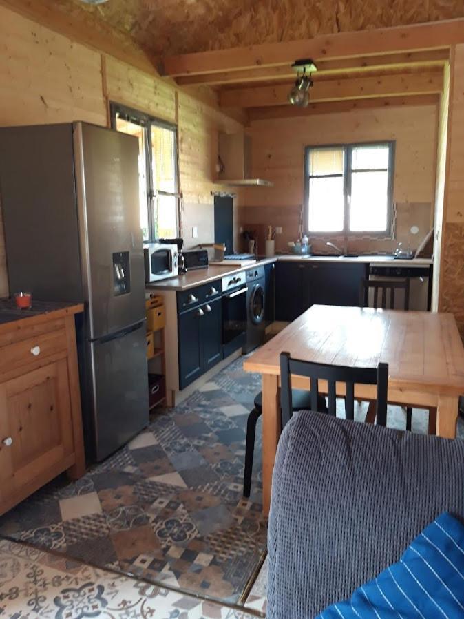 Chalet chaleureux avec parking garage motos, vélos La Chapelle-aux-Chasses Extérieur photo